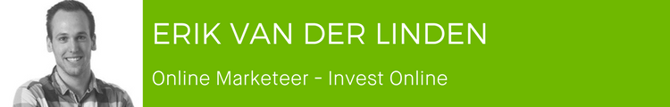 Erik van der Linden - Online Marketeer - Invest Online