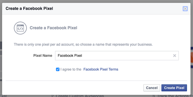 Facebook Pixel Aanmaken
