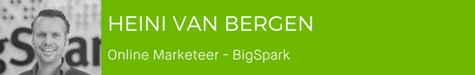Heini van Bergen - Online Marketeer - BigSpark