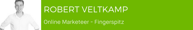 Robert Veltkamp - Online Marketeer - Fingerspitz